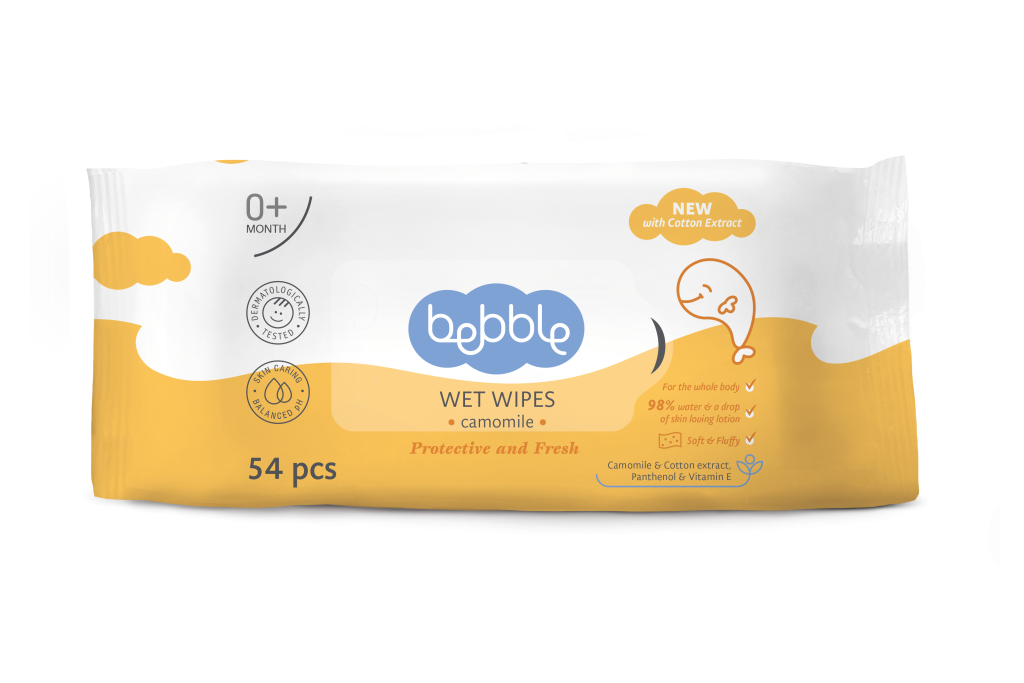 Wet Wipes - Chamomile 54pcs
