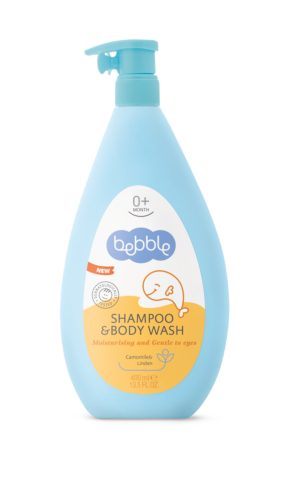 Shampoo & Body Wash - Chamomile & Linden 400ml
