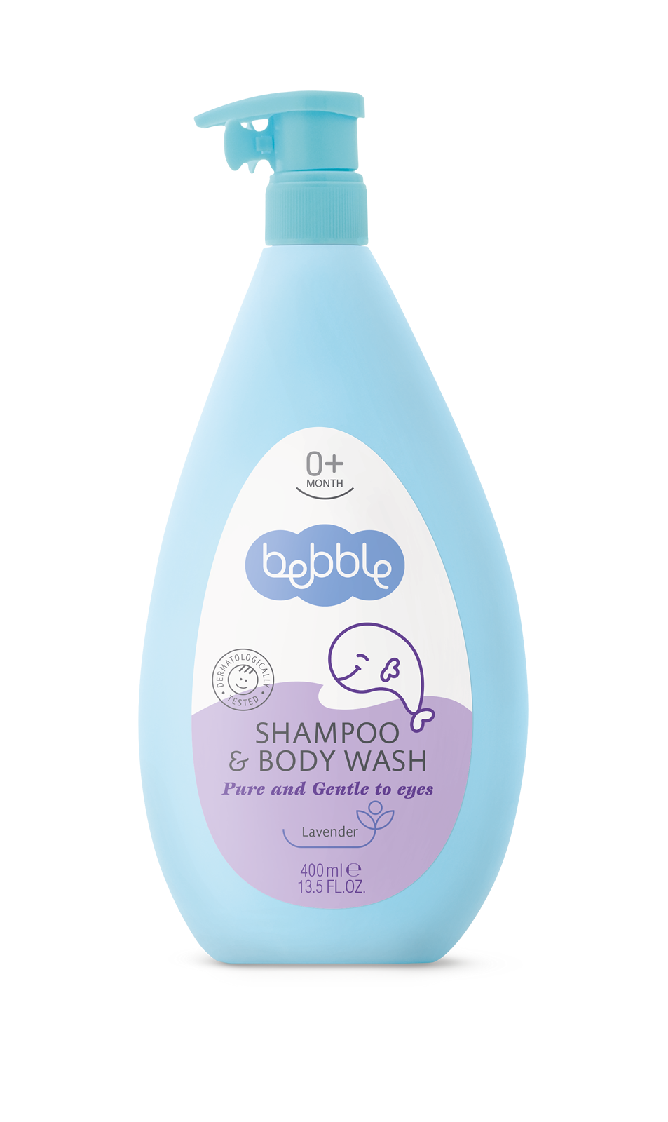 Shampoo & Body Wash - Lavender 400ml