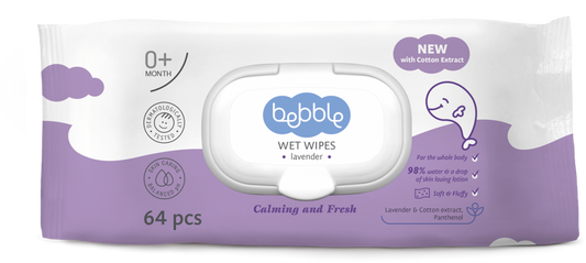 Wet Wipes - Lavender 64pcs