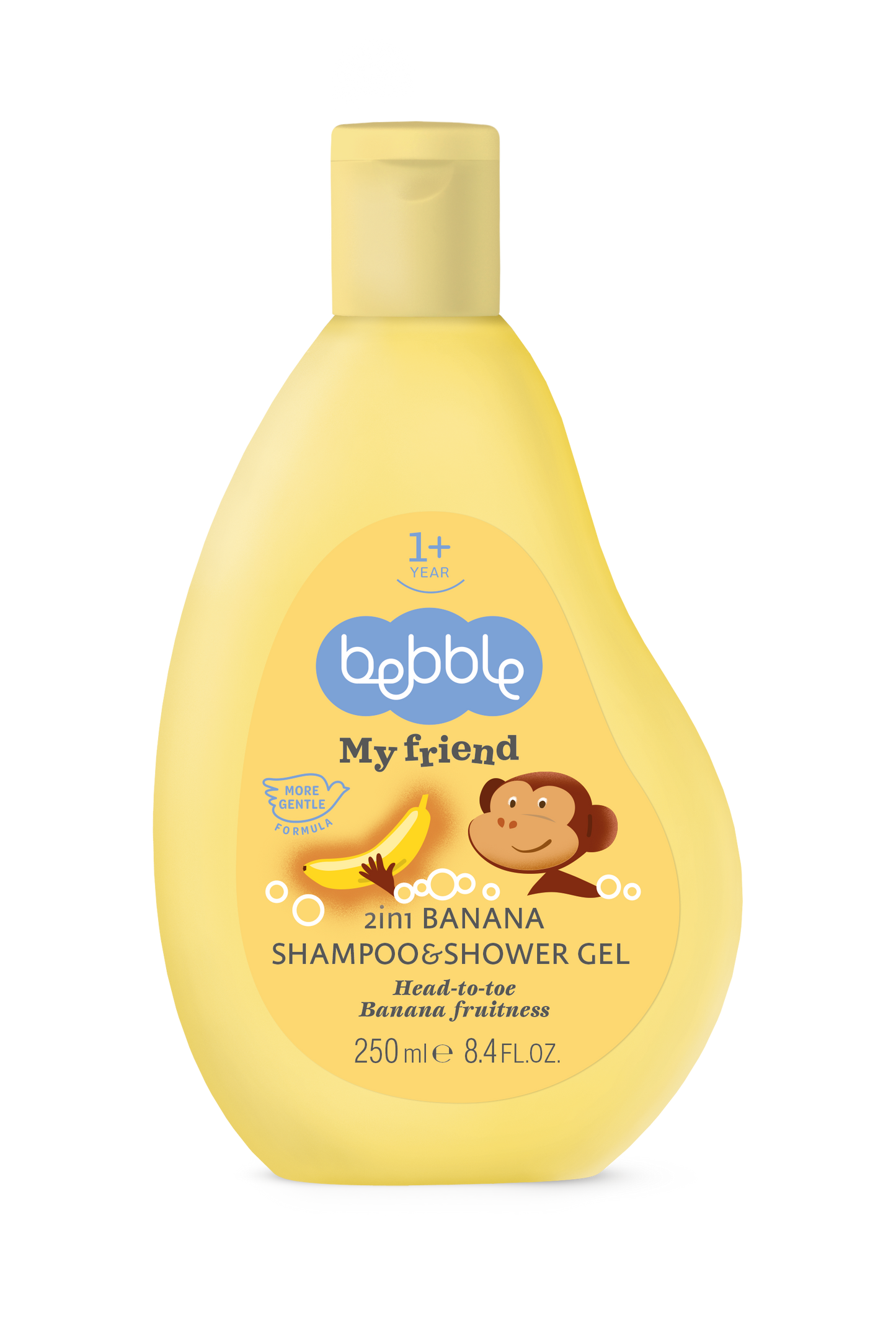 2in1 Shampoo & Shower Gel - Banana 250ml