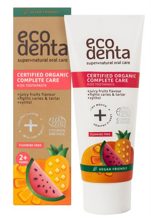 Certified Organic Juicy Fruit Kids Toothpaste 75ml